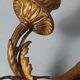 Paire anciennes appliques cariatides bronze doré, électrifiées 4 feux CS862