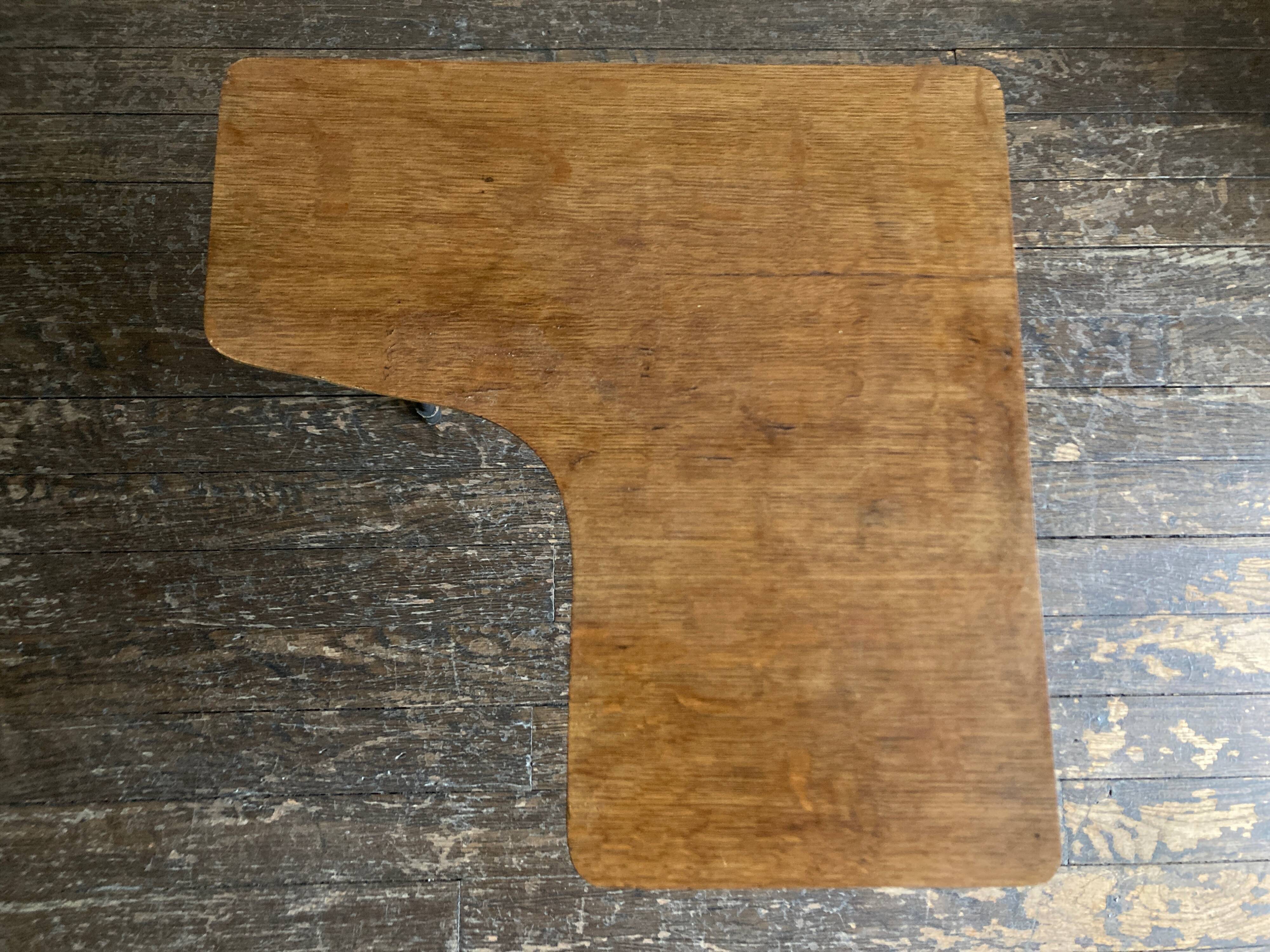 Bedside chair sofa end plywood folk art 1960