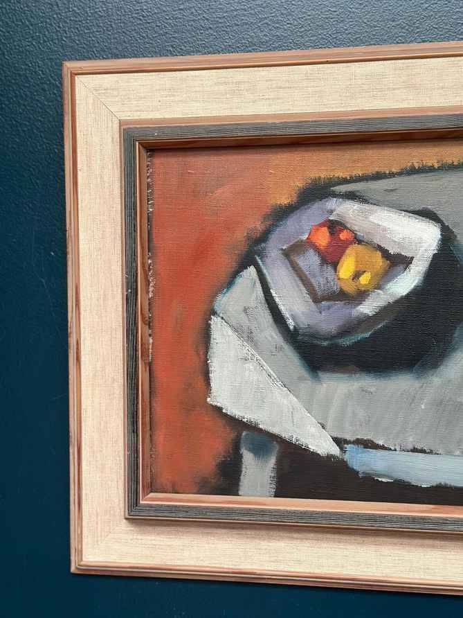Original Swedish Oil On Canvas – “Still Life” By Kurt Rosander