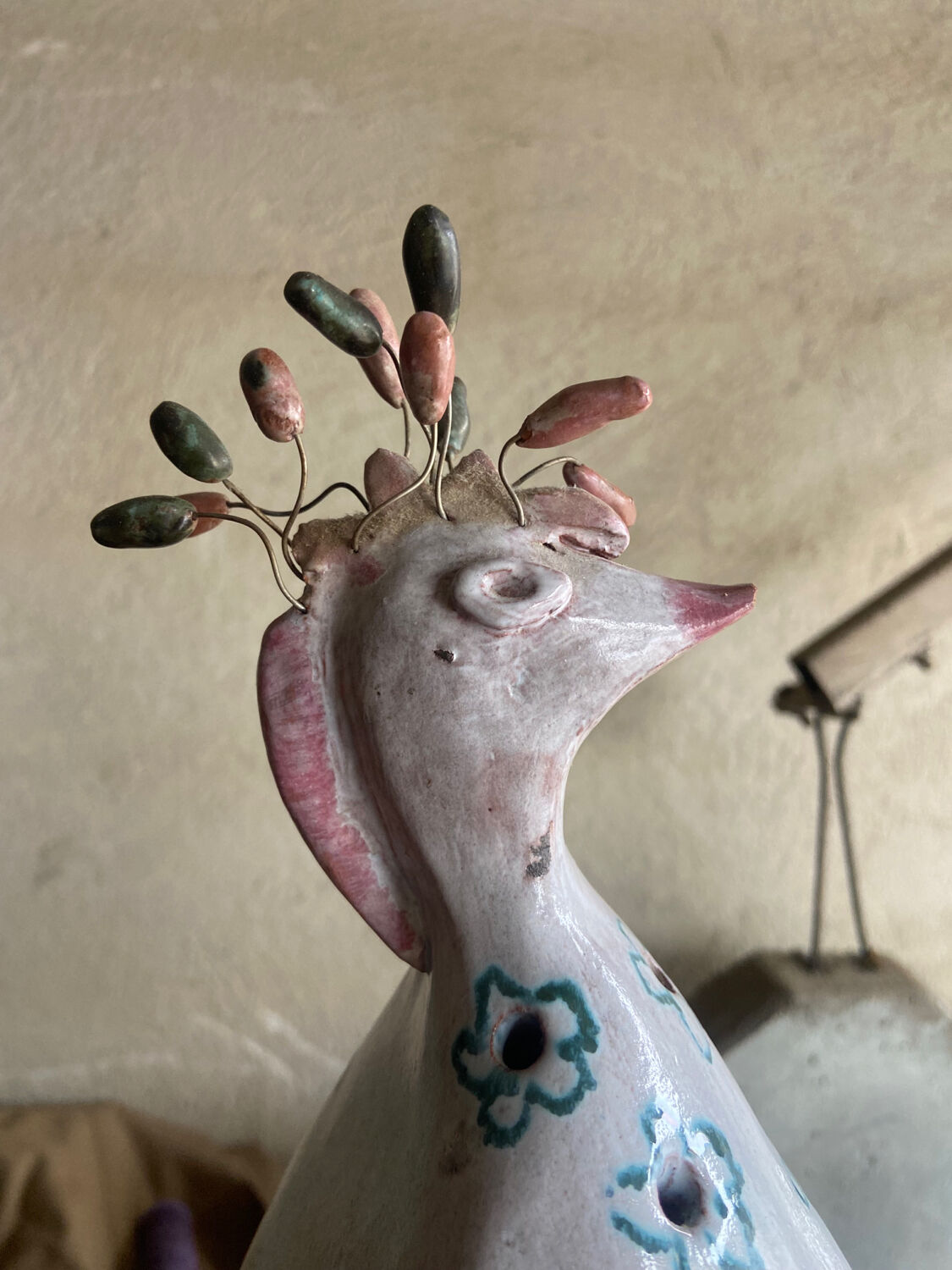 Ceramic rooster 1960s