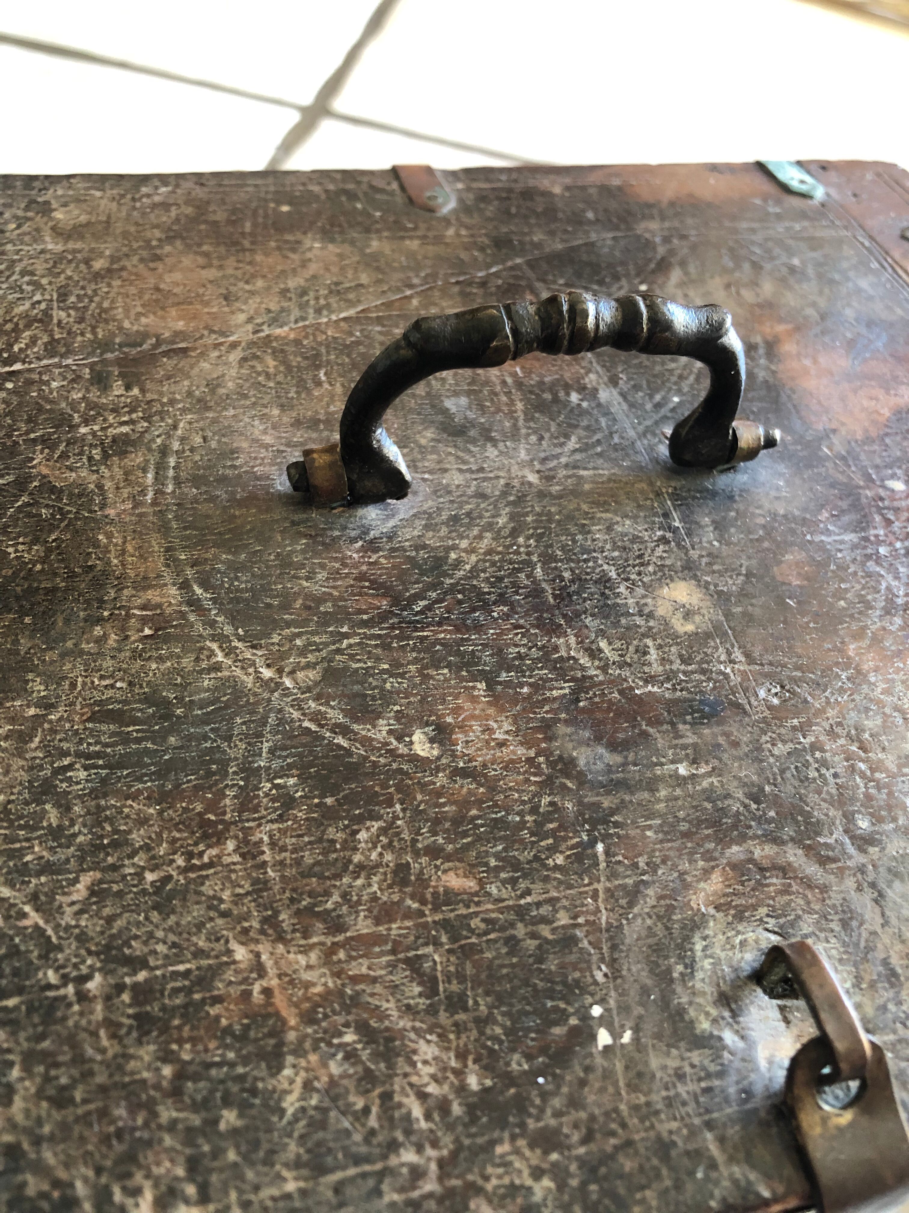 Indian wooden treasure box