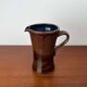 Ceramic vase carafe from a German studio from the mid-century by Till Sudeck, 1960s.
