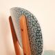 Vintage 1950s bistro chair revisited Petit Pan fabric