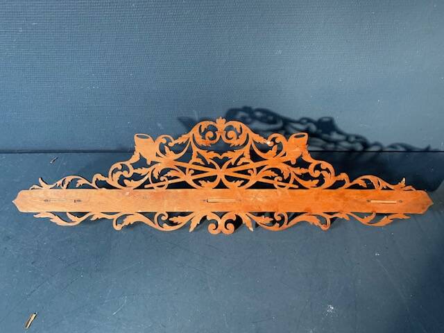 Old cut-out wooden wall display from the 1900s