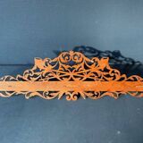 Old cut-out wooden wall display from the 1900s