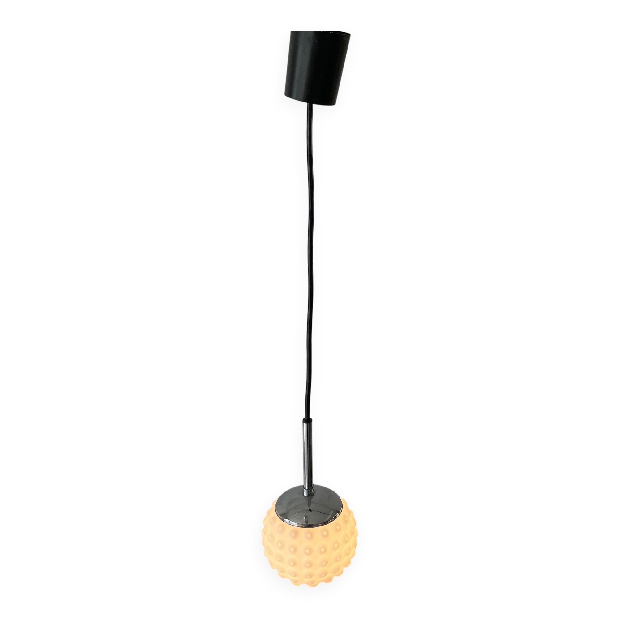 Small Ball and Ball glass ceiling light by Rolf Krüger for Staff, 1970s, Germany.