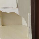 White corner cabinet Sweden 70s