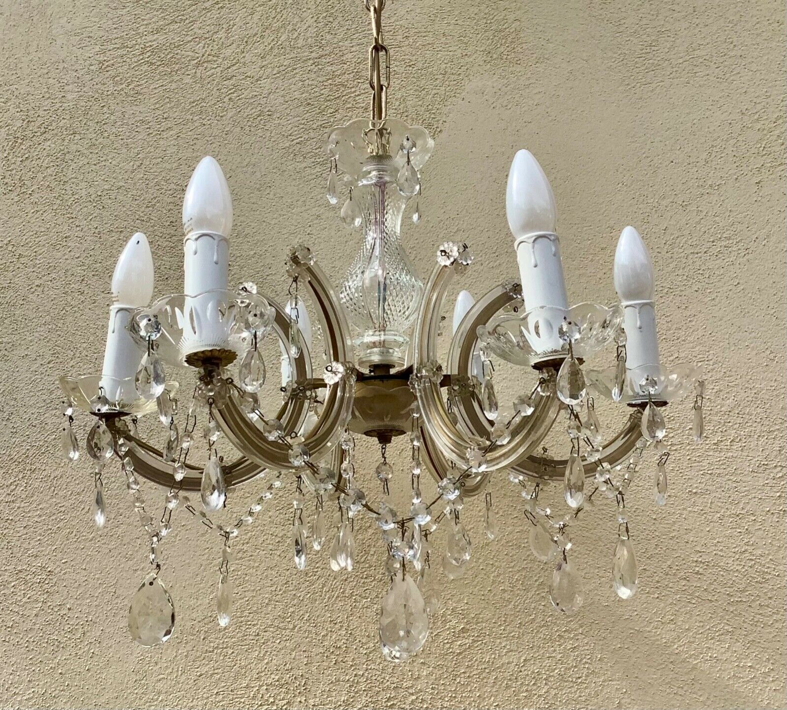 Lustre 6 branches art deco