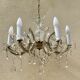 Lustre 6 branches art deco