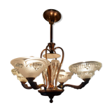 Vintage Art Deco chandelier 1950s