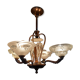 Vintage Art Deco chandelier 1950s