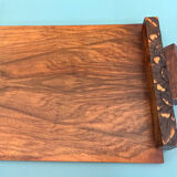 Art Deco walnut plateau