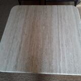 Travertine coffee table
