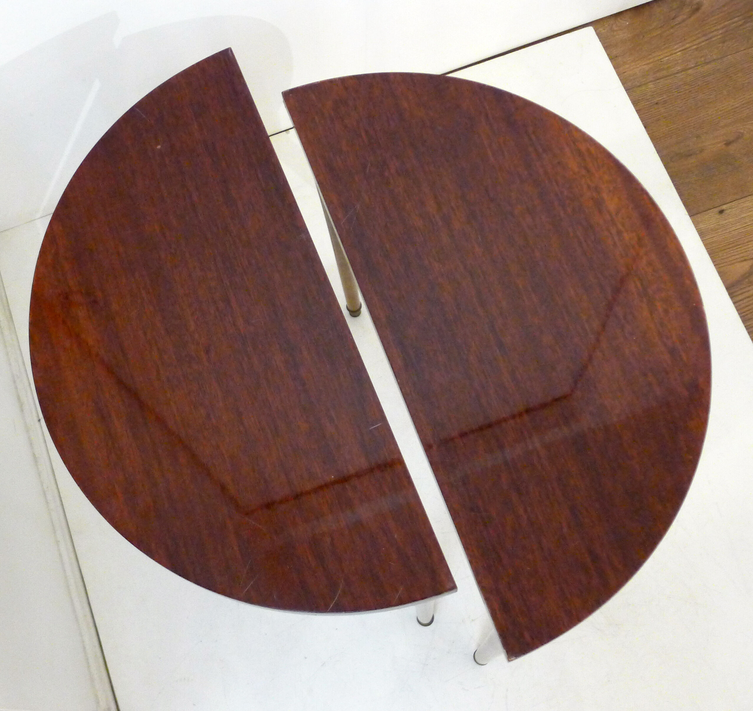 Set de 4 tables gigognes en bois