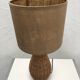 Rattan lamp and jute lampshade