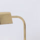 Lampe de bibliothèque en laiton doré, années 1970