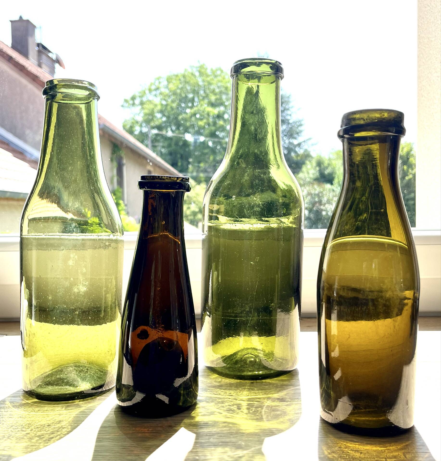 Antique bottle vase