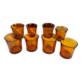 Set of 8 vintage glasses Duralex