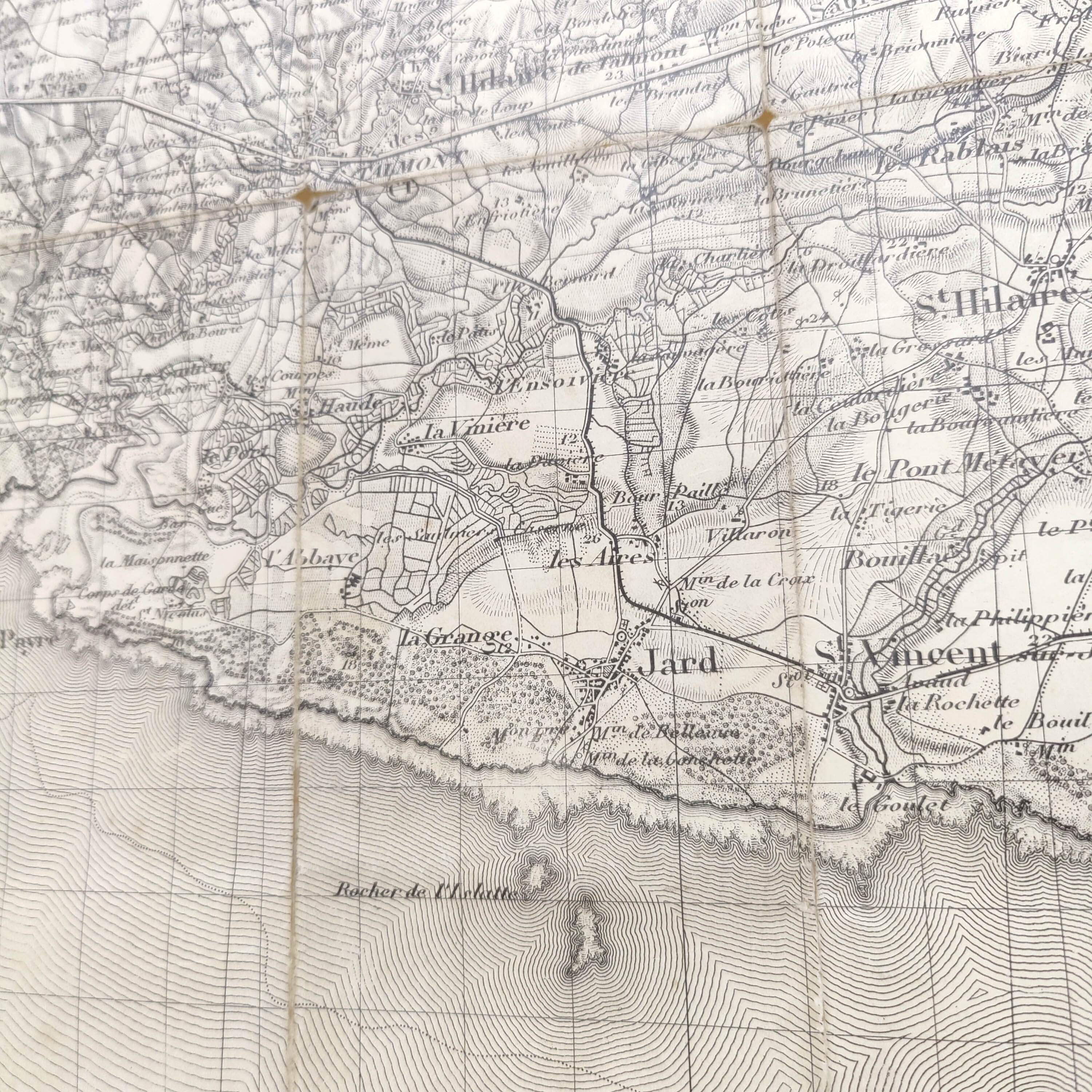 Map 1909 les Sables-d'Olonne