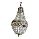 Hot air balloon chandelier with tassels