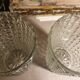 Pair of vintage diamond tip vases