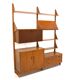 Teak "system" library, Denmark, 1960