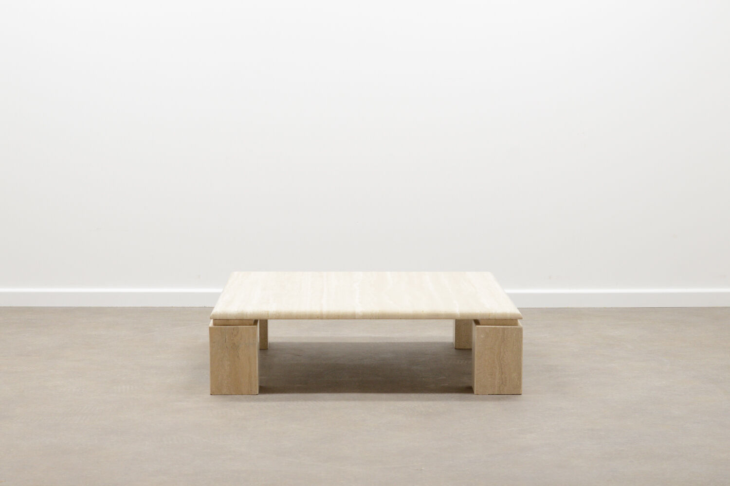 70’s Italian travertine coffee table