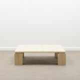 70’s Italian travertine coffee table