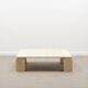 70’s Italian travertine coffee table