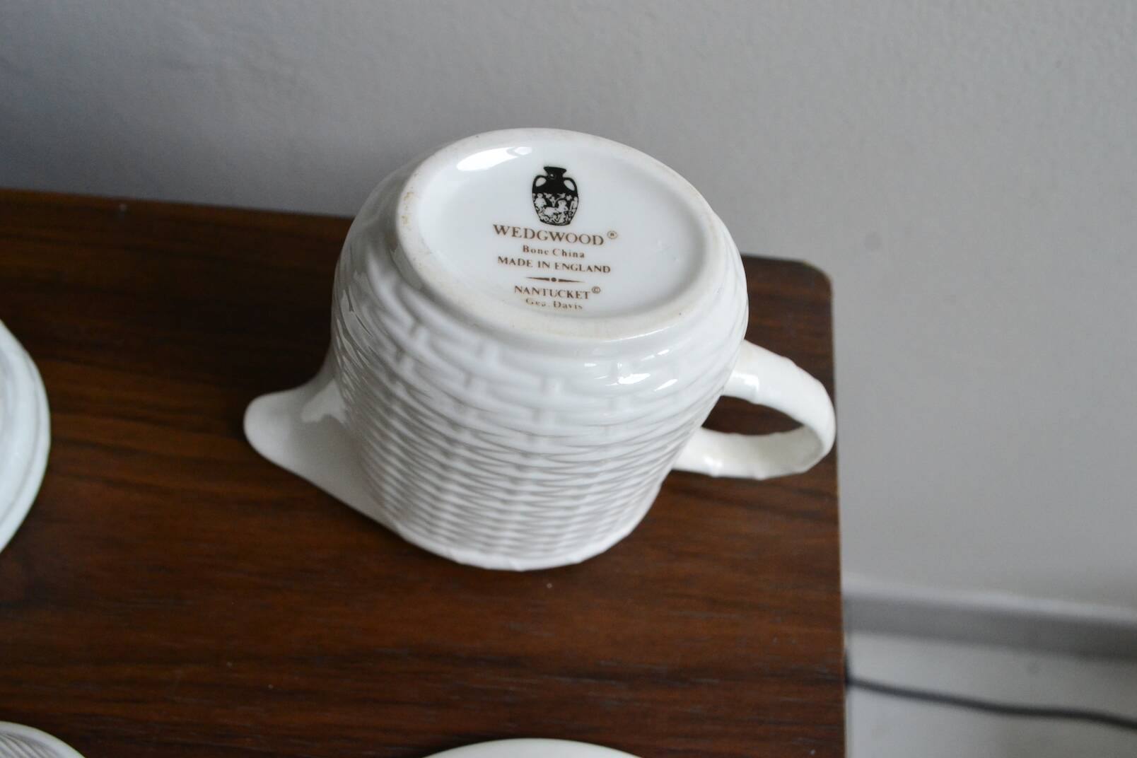 Wedgwood Nantucket Sugar Bowl, Milk Jug, Cup and Saucer