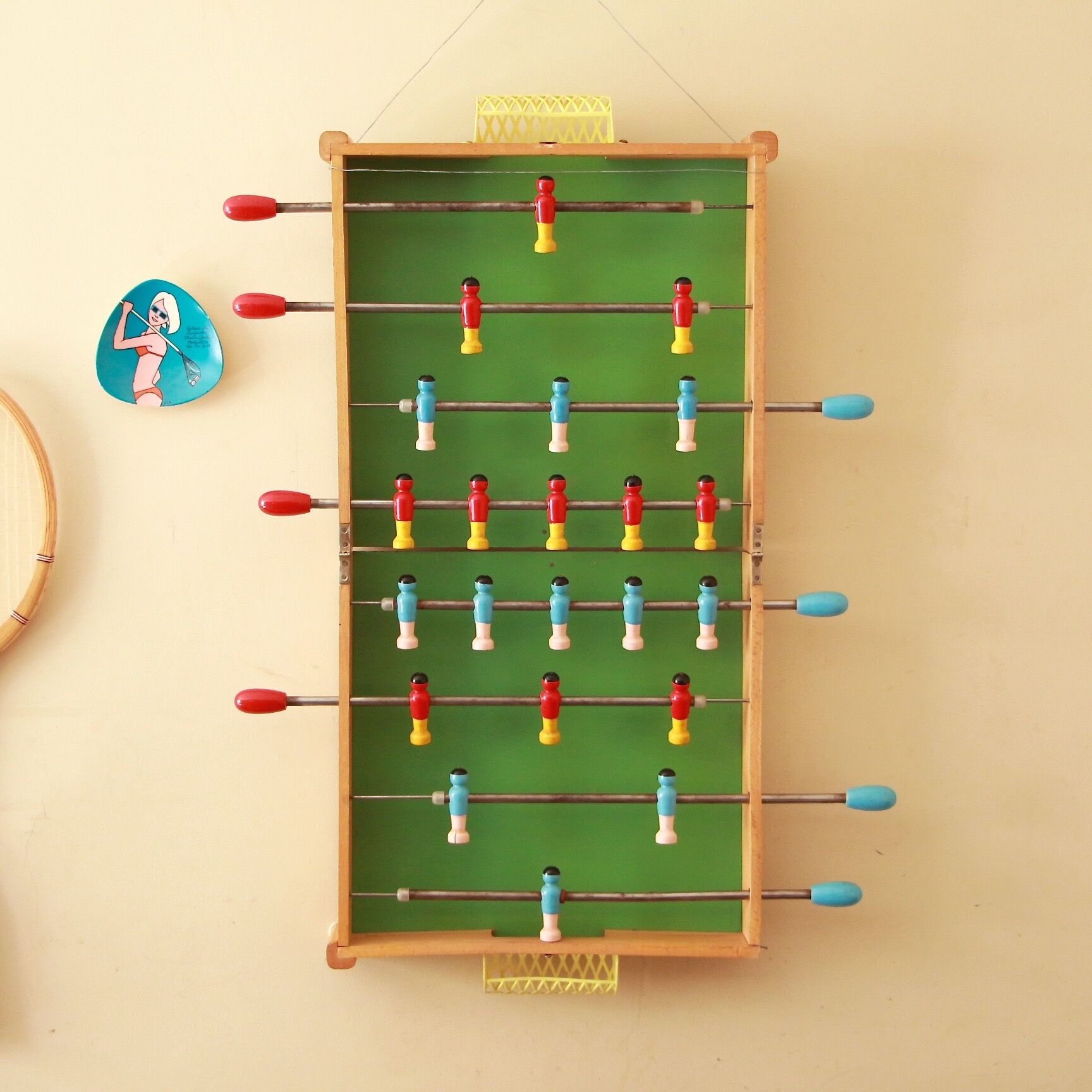 Vintage baby football folding