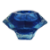 1960s blue ashtray or vide poche by Flavio Poli