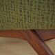Fauteuil vert, design danois, années 1970, fabrication : Horsens Møbelfabrik