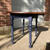 Table rustique à battants