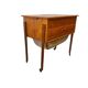 Vintage wooden sewing box/mini commode on wheels