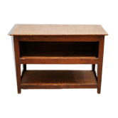 Console, table d’appoint ancienne en bois massif