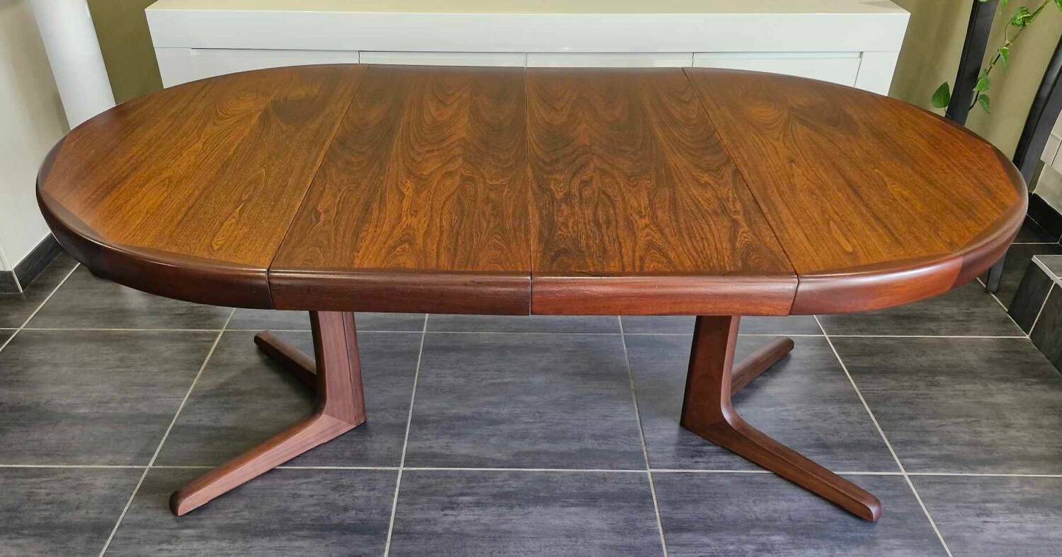 Vintage Baumann extendable table, 1970s