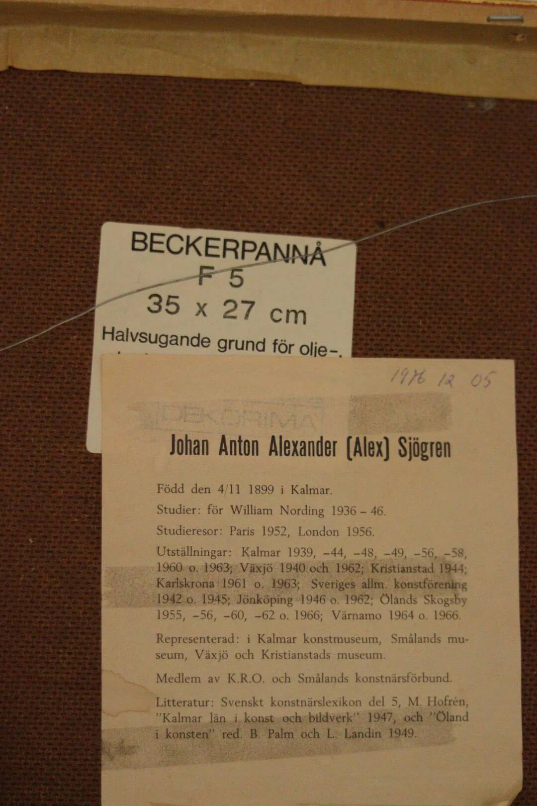 House in the countryside by Axel Sjögren