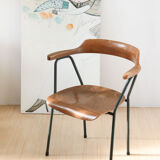 Vintage 4455 dining chair by Niko Kralj, 1970s
