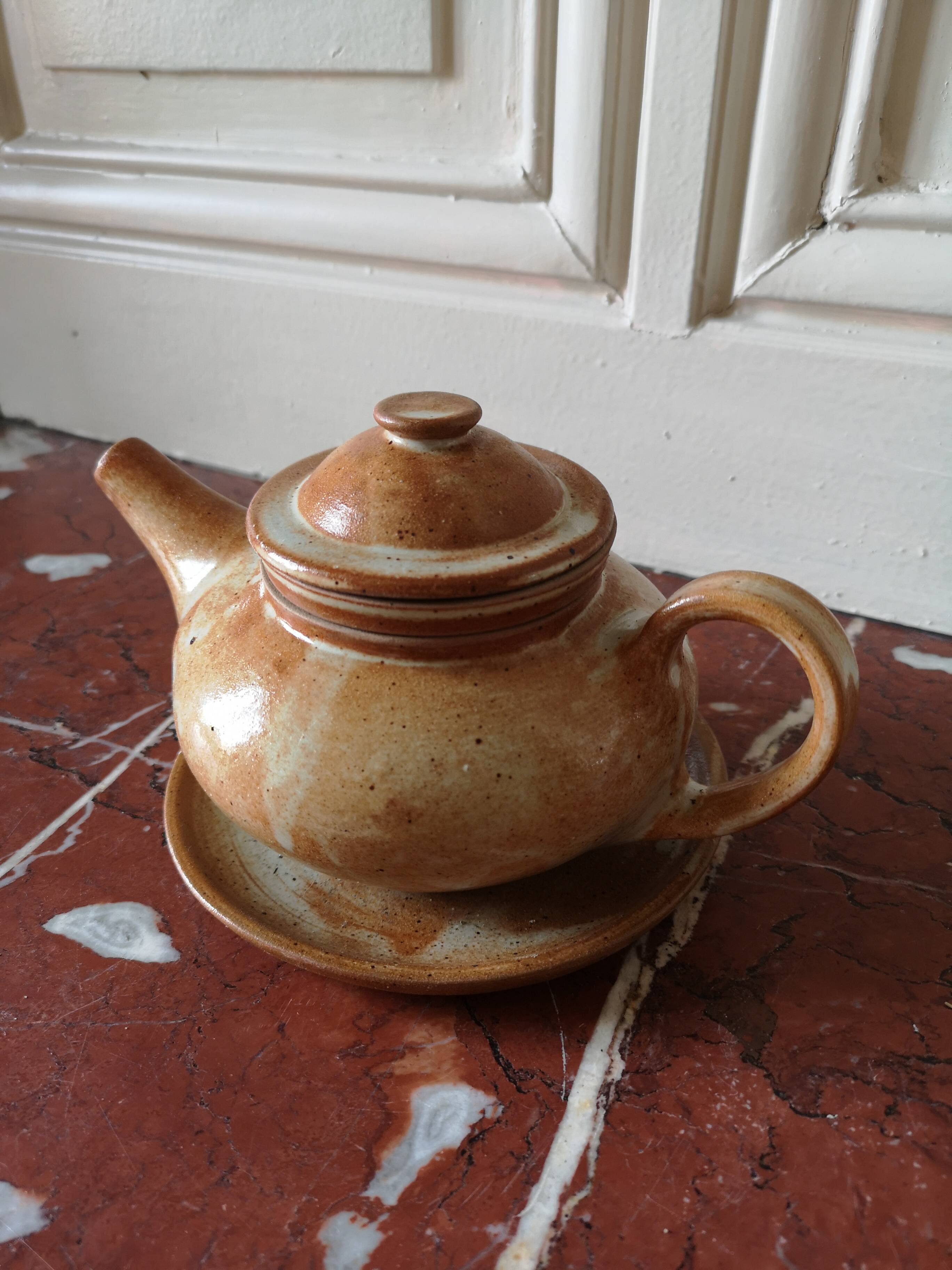 Chinese terracotta teapot, tea service