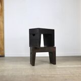 Pair Of Stools Bossche School By Dom Hans Van Der Laan & Jan De Jong, 1970s