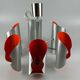 60s 70s 6-flame Sputnik candlestick metal chrome space age design