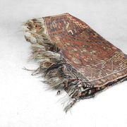 Tapis ancien tissé à la main, 1850 shiraz persan 150x110cm