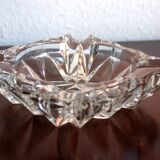 Lead crystal glass ashtray