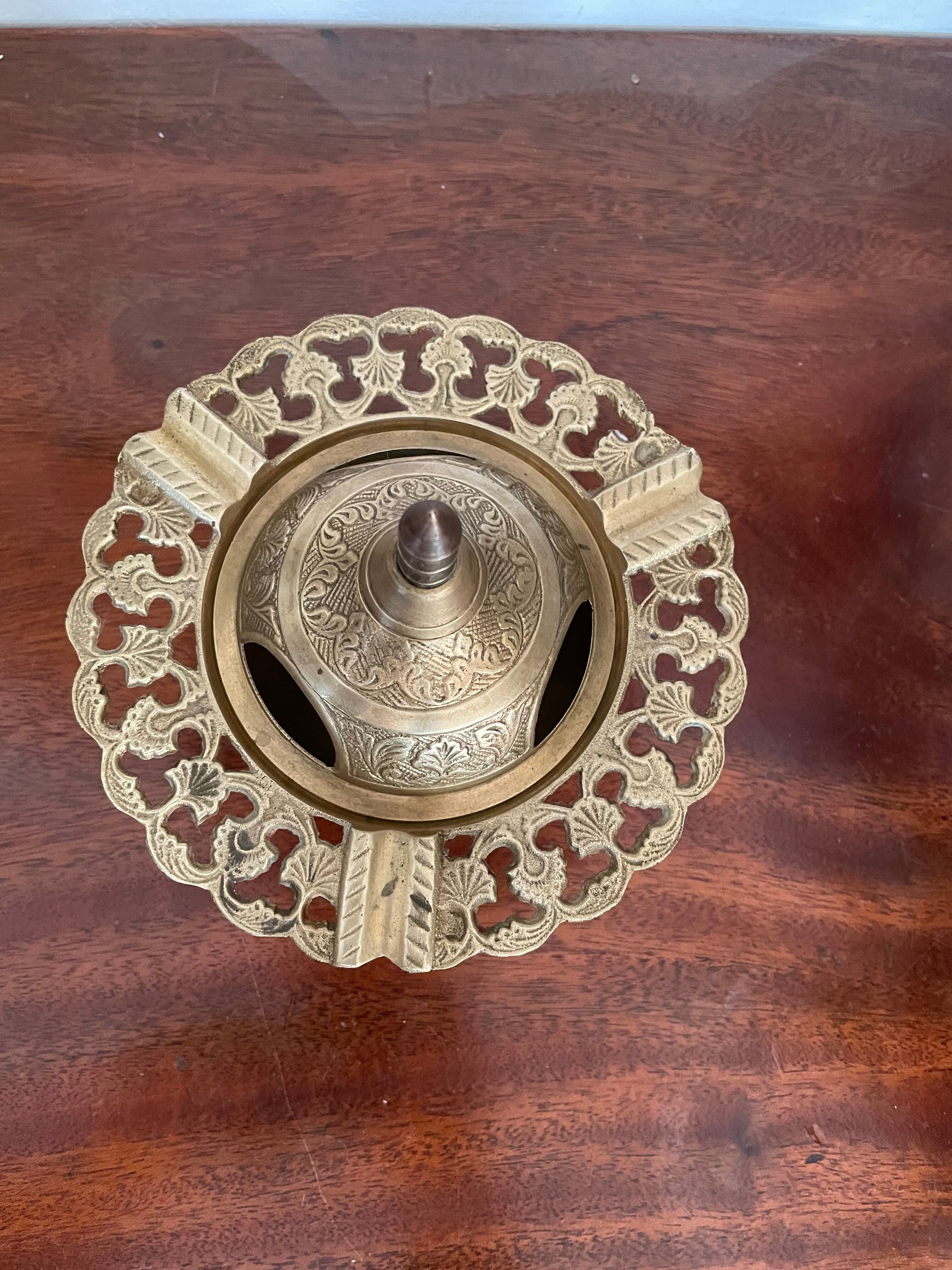Vintage brass ashtray