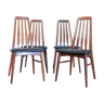 Eva dining chairs by Niels Kofoed for Koefoeds Mobelfabrik, 1960