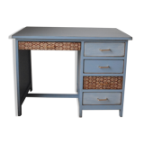Vintage blue horizon desk