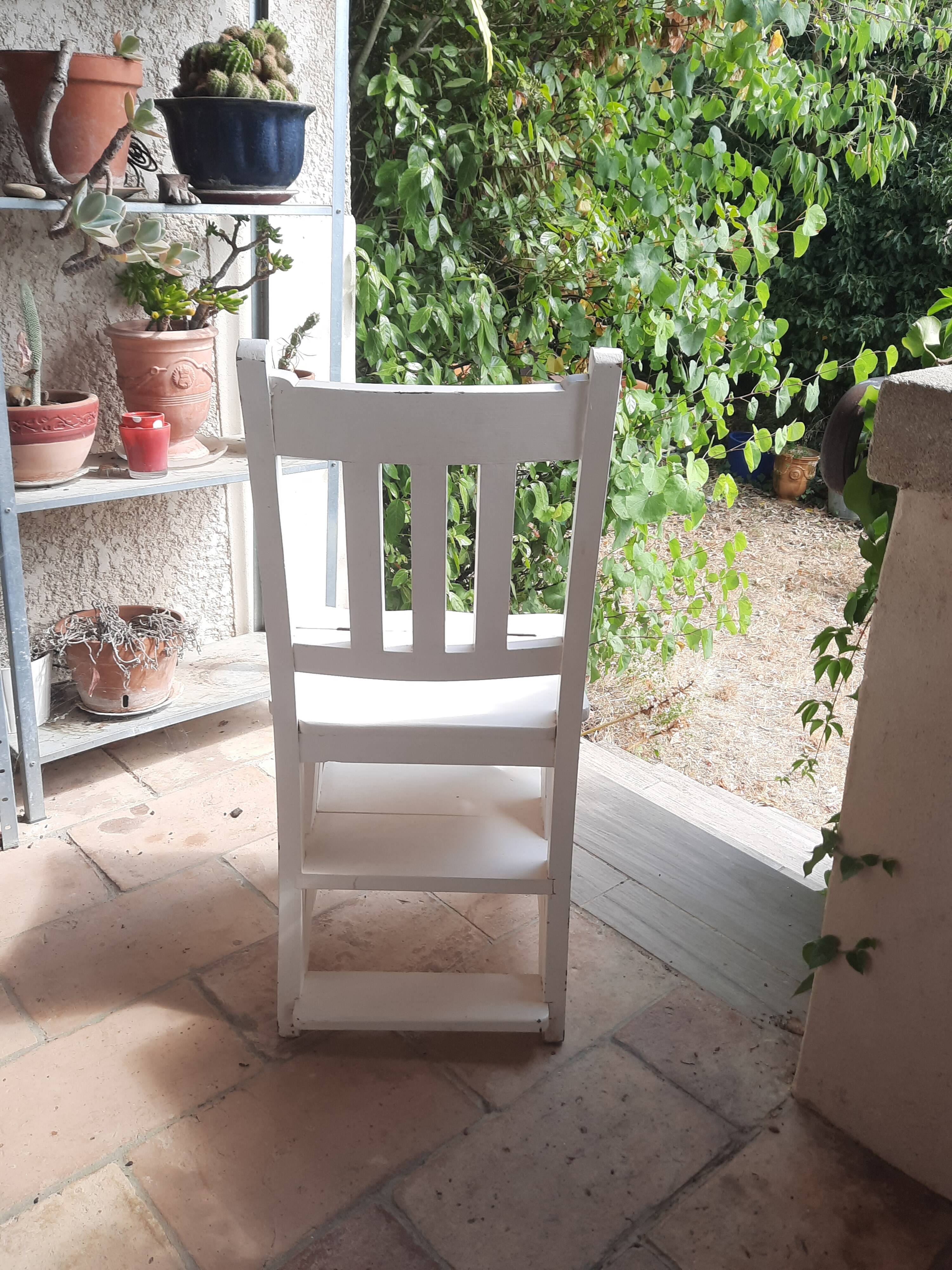step stool/library chair
