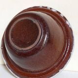 19th century enamelled earthenware salad bowl