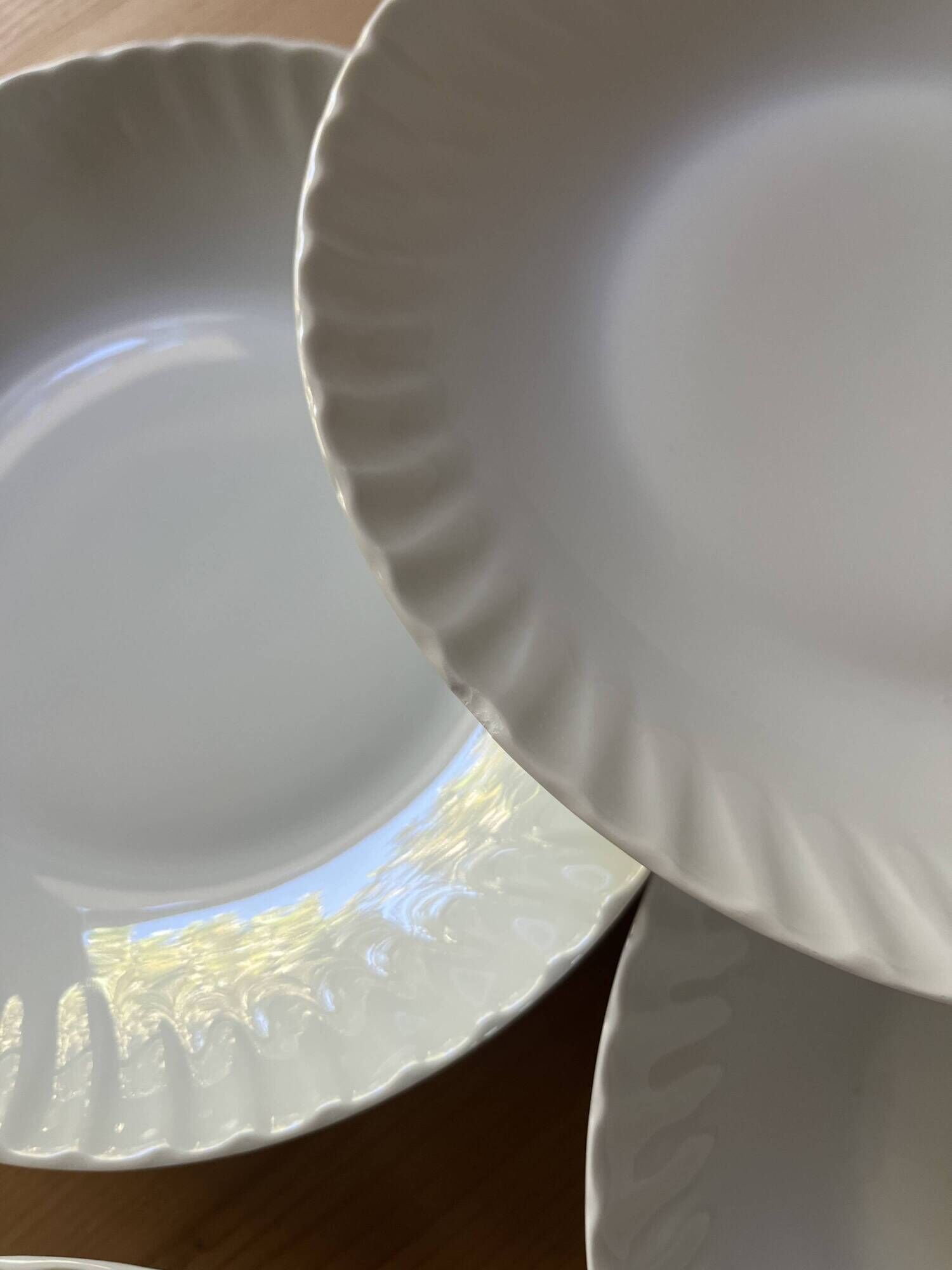 9 plates from Porcelaine du Berry